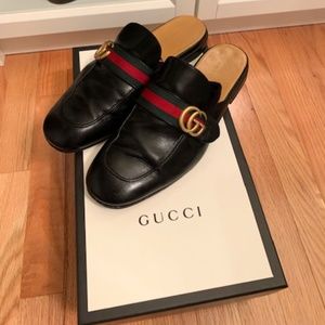 Men's Leather GG Slip-On with Web